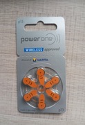 6x VARTA power one baterie słuchowe 13