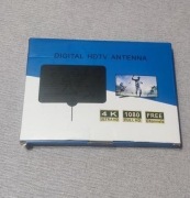 Antena zewnętrzna TV, 4K, 1080P (Digital HDTV Antena)