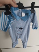 Komplet niemowlęcy bawełniany z czapeczką 