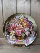 Talerz kolekcjonerski Princess Grace limited edition róże orchidee