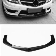 Dokładka spoiler przedniego zderzaka czarny połysk Mercedes W204 c63