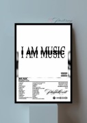 Playboi Carti I am Music  plakat album a3 w ramce obraz poster