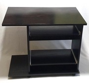 Biurko komputerowe na kółkach - czarne.