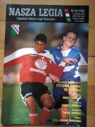 Ruch Chorzów Legia Warszawa 2000 plakat liga 