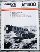 PROSPEKT TECHNICZNY ŻURAW SAMOCHODOWY GROVE COLES AT 1400