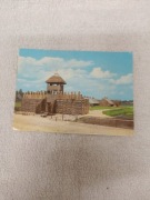 kolekcjonerska pocztówka nr 168, Biskupin 1973 rok. 