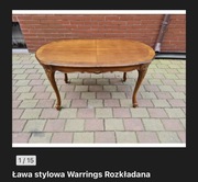 Ława kolor ciemny orzech 