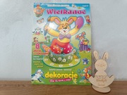 Książka papierowe wypychanki wielkanocne dekoracje 8 plansz + zajączek