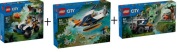 Lego City 60424 Quad + 60425 Wodolot + 60426 Terenówka + Gratis 30665 