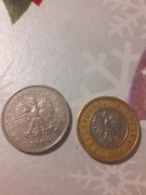 Monety 1zł i 2zł z 1994