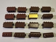 KLOCKI LEGO SKRZYNIE SKARBÓW PIRACI ZAMEK CASTLE BRĄZOWE I ZŁOTA