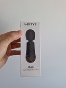 Wibrator dildo nowy czarny silikonowy wielofunkcyjny Winyi Max