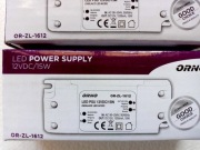 Zasilacz do LED Taśm Meblowy 12V DC 1,25A 15W IP20