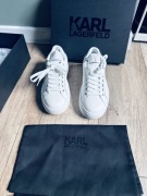 Buty Karl Lagerfeld KRONOS – białe skórzane sneakersy | EU 38