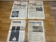 Życie gospodarcze , Argumenty , Prawo i Życie czasopisama gazety PRL