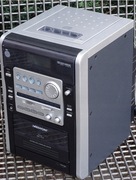 Wieża mini MEDION MD5371 wzmacniacz OK, uszkodzone radio i magnetofon