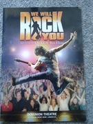 We Will Rock You- oryginalny program z angielskiej wersji musicalu