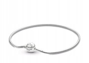 PANDORA Bransoletka ESSENCE splot wężykowy 18cm