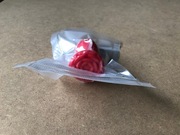 Zatyczka analny S miękki silikon w kształcie pocisku, róża dla kobiet