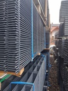 Kompletne ogrodzenie panelowe 2D 143cm 5/4/5 podmurówka łącznik betonowy 