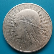 10 złotych 1932 bzm Polonia Ładna