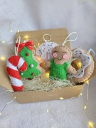 Ręcznie robione ozdoby z filcu Handmade 