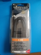 Kabel video S-VHS + przejściówka 3.5mm na 2.5mm