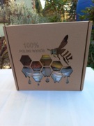 Zestaw prezentowy z miodami  własnej pasieki nr.