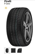 Opony Pirelli P Zero 275/35R19 + 285/30R20, 2023r, stan bdb,