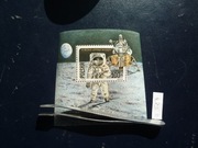 Fi Bloki 139 A i B  cięty i ząbkowany "Rocznica lądowan na księżycu" (**)