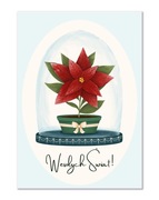 Kartka świąteczna, kartka okolicznościowa - gwiazda betlejemska