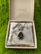 Srebrny łańcuszek z zawieszką S 925.