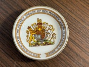 AYNSLEY Śliczny mały talerzyk spodek Królowa Elżbieta II Jubileusz