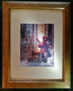 Dziewczynka z zapałkami-obraz diamenciki 3D