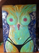 Obraz Akt kobieta Akryl 50 x 70 cm