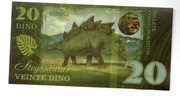 Banknot z Dinozaurami 20 Dino