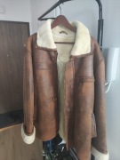 Męska kurtka kożuch / dublerka vintage – stan idealny