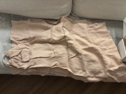 Chusta kółkowa lniana The Slings wild rose złota