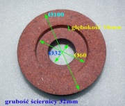 TARCZA ŚCIERNA 99A 60K 7V 100 ściernica