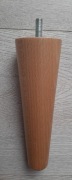 Noga meblowa drewniana 150x55/25 mm Zestaw 4 sztuk kolor buk