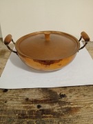 Garnek rondel miedziany Kunstschmiede Neuruppin miedź