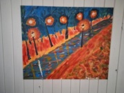 Obraz ręcznie malowany duży unikat