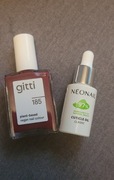 Lakier Gitti 185 15ml + oliwka do skórek Neonail 