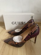 Szpilki skórzane Guess NEW