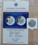 Herzogtum Braunschweig 5 Marek 1915 - REPLIKA   Ag 333/1000