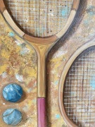 Obraz Akrylowy. Retro rakiety Tenisowe.