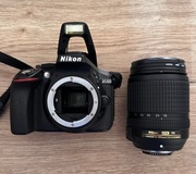 Nikon D5300 + obiektyw AF-S DX Nikkor 18-140mm + akcesoria (przebieg 4232)