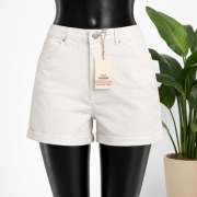 Threadbare krótkie białe spodnie jeans rozm m/l
