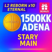 Lineage 2 L2 Reborn Eternal x10 Stary Main | 1.5KKK Adena 1500KK Szybko