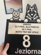 Wyjątkowe tabliczki uwaga zły pies duży wybór doberman, amstaff owczarek